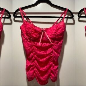 Victoria's Secret Fuchsia Lace Intimates